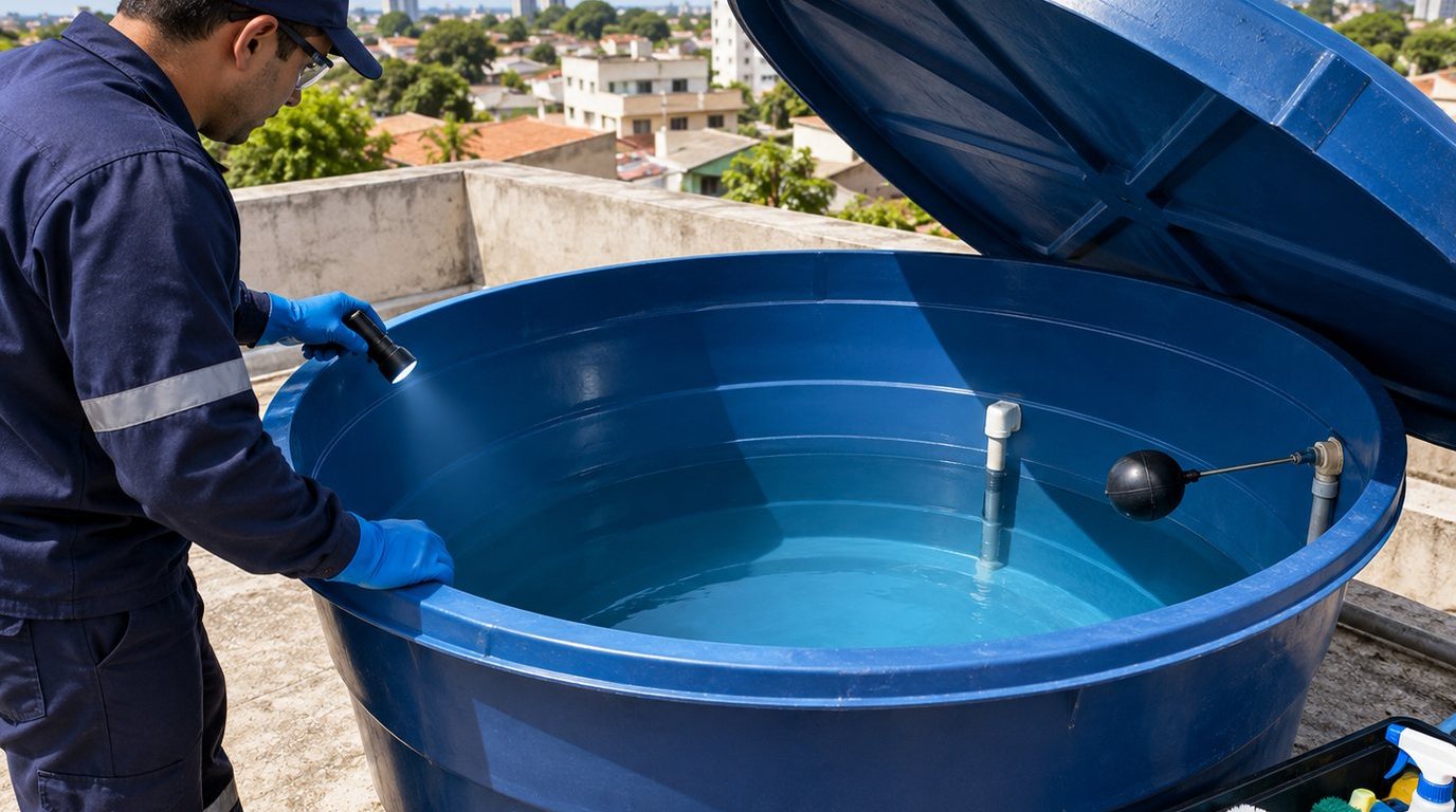 Caça Vazamento de Caixa d'Água em Blumenau‑SC
