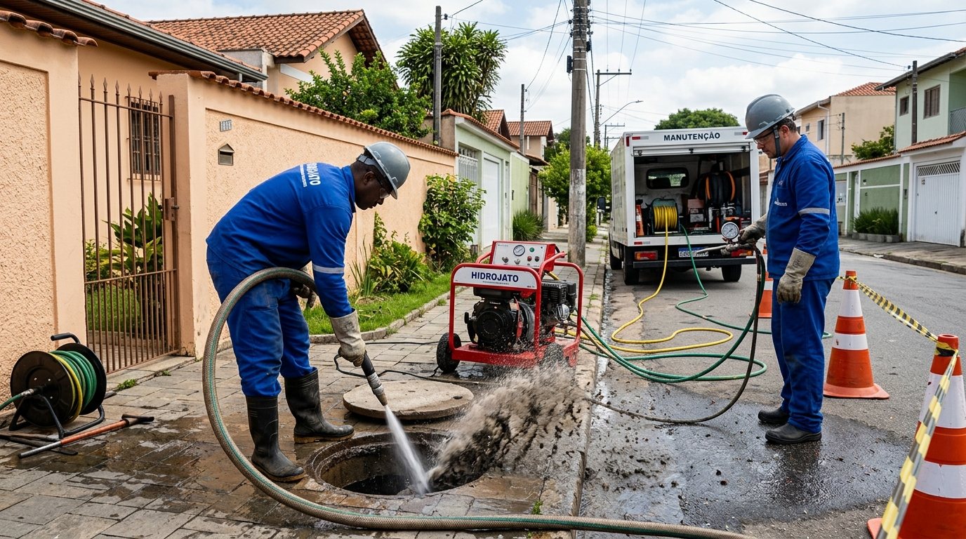 Hidrojateamento Residencial em Blumenau‑SC